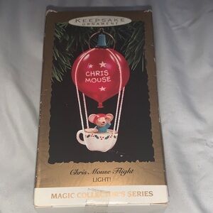 Keepsake Ornament Chris Mouse Flight 1993